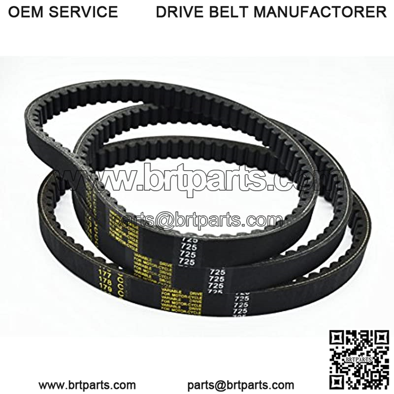 Go Kart Drive Belt 725 Fit for 30 Series Torque Converter- 3pc Set (3 Belts)