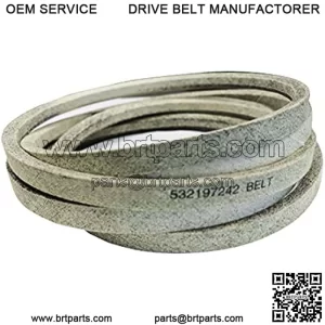 532197242 Replacement Lawn Mower Deck Belt for /AYP 532197242 197242 33154 with 48" Deck (5/8" x138 3/4")