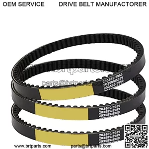 30 Series Go Kart Drive Belt Replace Manco 5959 / Comet 203589 / Murray 12-8487 / Baja Motorsports BB65-395 / Ken-Bar 300-009 255-299 / Rotary 8487.(3 PCS)