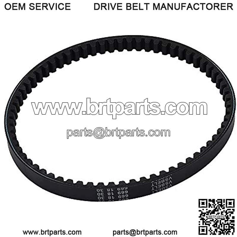 669-18-30 Drive Belt Compatible with GY6 139QMB 1P39QMB 49CC 50CC Go Kart ATV Moped Roketa Taotao Vespa Jonway Scooter - Image 4