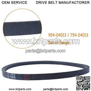 954-04013 Belt with 754-04014 Belt Kit for Compatible with MTD Compact Snowthrowers 2007 and Newer Replacement 754-04013, 954-04014, Snowthrower Auger Drive V Belt (2 Pack)