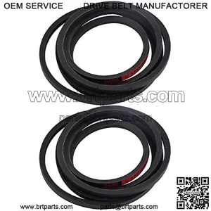 2 Pack 130801 144959 Riding Mowers Deck Belt for 160855 138255 53213825 AYP Sears Roper Poulan Craftsman 532144959 Tractor Drive Belt 1/2x95