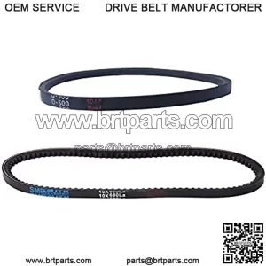 954-04013 Belt with 754-04014 Belt Kit for Compatible with MTD Compact Snowthrowers 2007 and Newer Replacement 754-04013, 954-04014, Snowthrower Drive V Belt (2 Pack)