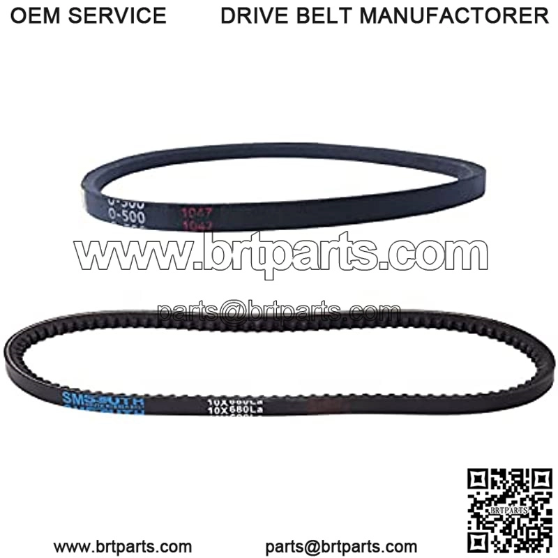 954-04013 Belt with 754-04014 Belt Kit for Compatible with MTD Compact Snowthrowers 2007 and Newer Replacement 754-04013, 954-04014, Snowthrower Drive V Belt (2 Pack)