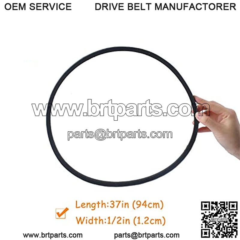 954-04195A Snowblower Belt 1/2" x 37" for Compatible with Troy-Bilt, MTD,Craftsman 954-04195, 754-04195 265-081 Replacement MTD Pro 31AH65FH795 2013-2015 - Image 2