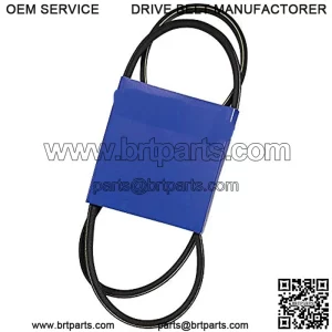 266-164 Raw Edge Pump/Drive Belt, 66-1/4in L, 1/2in W, Replaces Bad Boy 041-6400-00,Black