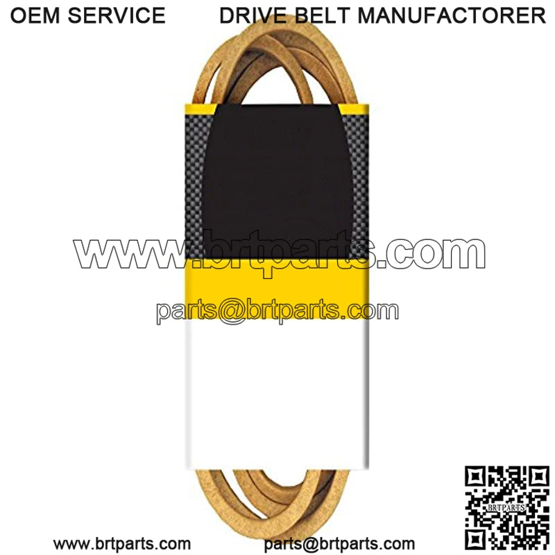 347480 Premium Belt Reinforced with Kevlar Fiber Cords, 1/2" x 37", Brown