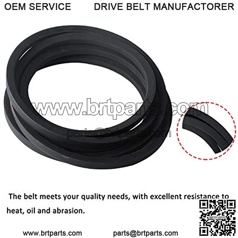 Poweka 754-04077 Replacement Belt 5/8"X134" Compatible with Cub-Cadet MTD Troy-Bilt Lawn Mower Tractor 954-04077, 954-04077A, Toro 112-0332 112-7376, Woods 18879 18879RP - Image 4