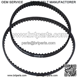 814002-1 140XL037 Belt Compatible with Sears Craftsman Disc Sander Toothed 140XL Belts Replace 113226424(Pack of 2)