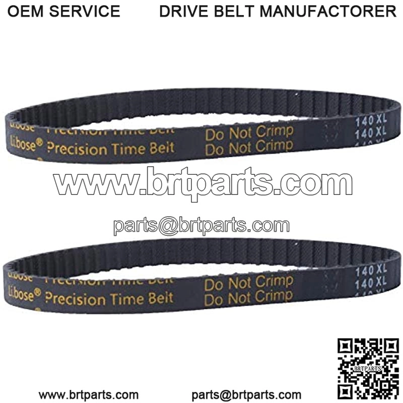 814002-1 140XL037 Belt Compatible with Sears Craftsman Disc Sander Toothed 140XL Belts Replace 113226424(Pack of 2) - Image 3