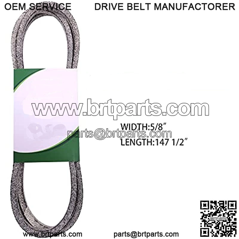 196103 Mower Deck Drive Belt 54" fits Sears Craftsman Jonsered Replaces 196103 532196103 147-1/2"x5/8" - Image 2