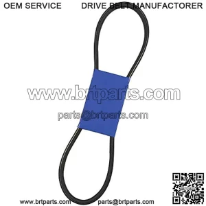 266-003 Raw Edge Drive Belt, 36-1/2in L, 1/2in W, Replaces 07200005 , Black