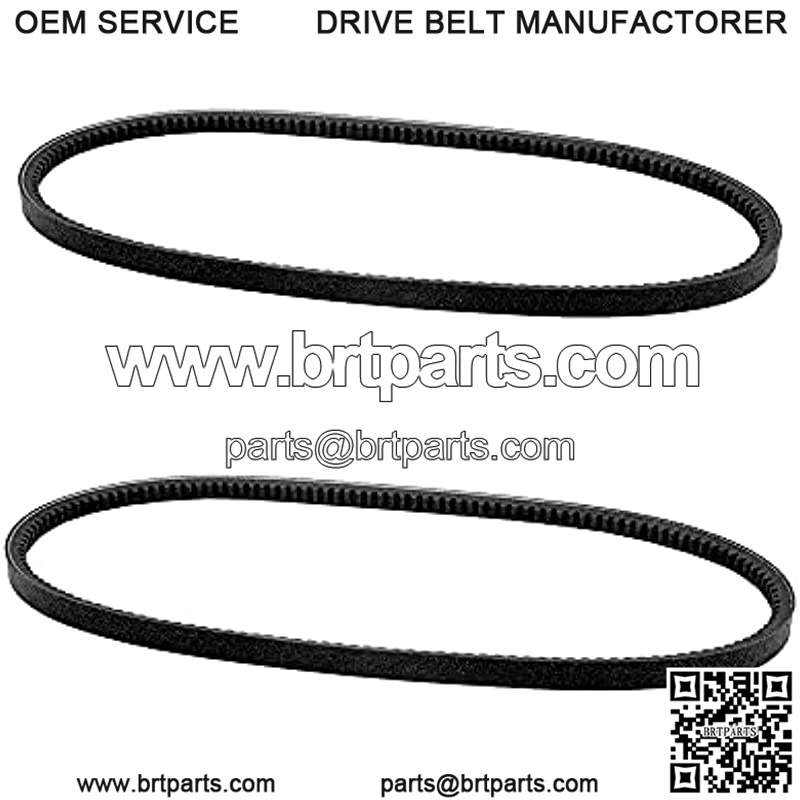 Set of 2, Replacement 3/8" x 35" Two-Stage Snow throwers Auger Belt for fits MTD Cub Cadet Troy Bilt 754-0430A 754-0430A