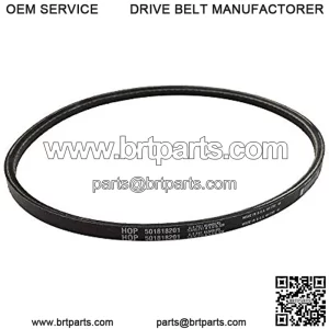 501818201 Snowblower Auger Drive Belt Genuine Original Equipment Manufacturer (OEM) Part