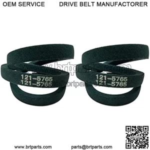 121-5765 Belt fits  Timemaster Turfmaster 30" Mower PTO Belt (2 Pack)