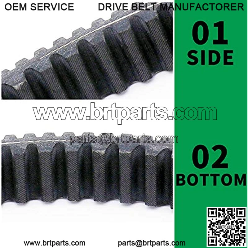 Drive Belt fit 715000302 420280360 715900212 715900030,Replaces AKM Double Nh Heavy Duty Carbon Cord Drive CVT Belt fit Outlander Commander Maverick - Image 3