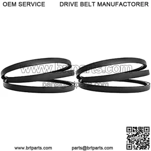 954-04014 754-04014 (2/Pack) 3/8" x 26.85" Drive Belt for MTD Yard Machines Troy-Bilt 265-245 Snowblower Thrower