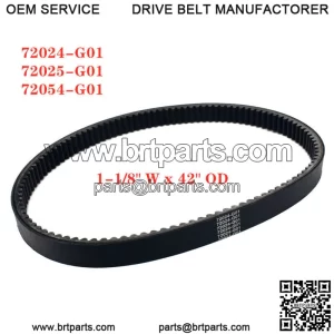 Golf Cart for EZGO Drive Belt 1994-2009 4-Cycle 72024-G01 72025-G01 72054-G01