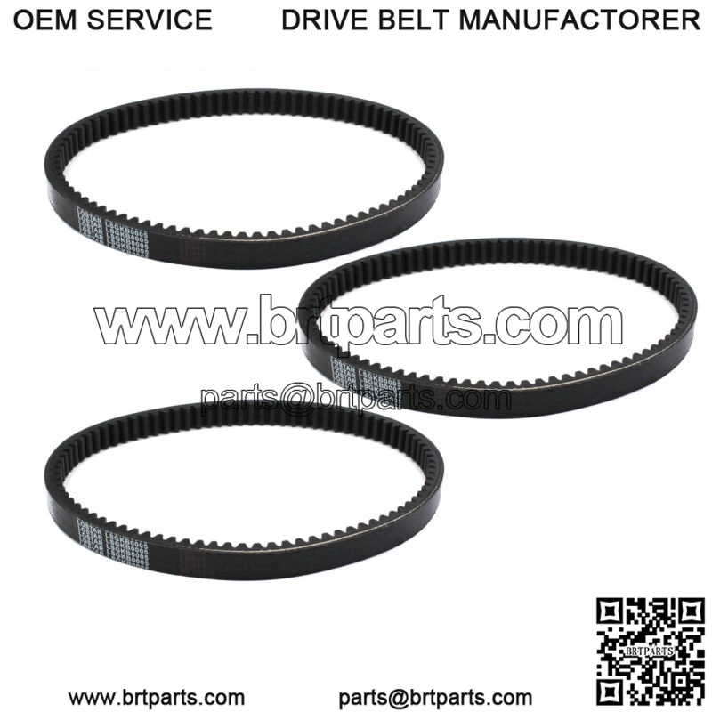 3x For Yerf-dog Go karts Go Cart Black Go Kart Drive Belt 203591