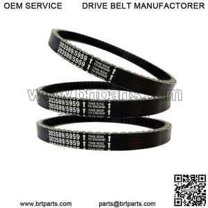 3PC 30 Series Go Kart Cogged Torque Converter Drive Belt 203589-3 For Comet 5959