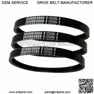 3pc 203589/5959 Go Kart Drive Belt 30 Series For Manco 5959 Comet 203589