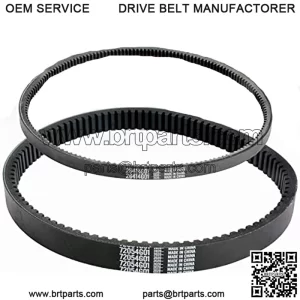 EZGO TXT Gas Drive Belt & Starter Belts Kit for EZGO 4 Cycle Gas Golf Cart TXT Cushman ExpreMarathon Medalist ST Vehicles Terrain 1994-2013, OEM # 72054G01, 72024G01, 72025G01, 26414G01