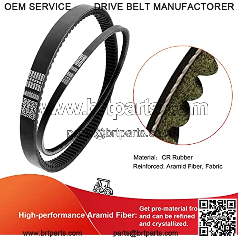 EZGO TXT/Medalist Clutch Drive Belt & Starter Generator Belt Kits for 4 Cycle Gas 350cc/295cc 1994-up Golf Cart Models OEM #72054G01,72024G01,72025G01,26414G01,630587 - Image 2