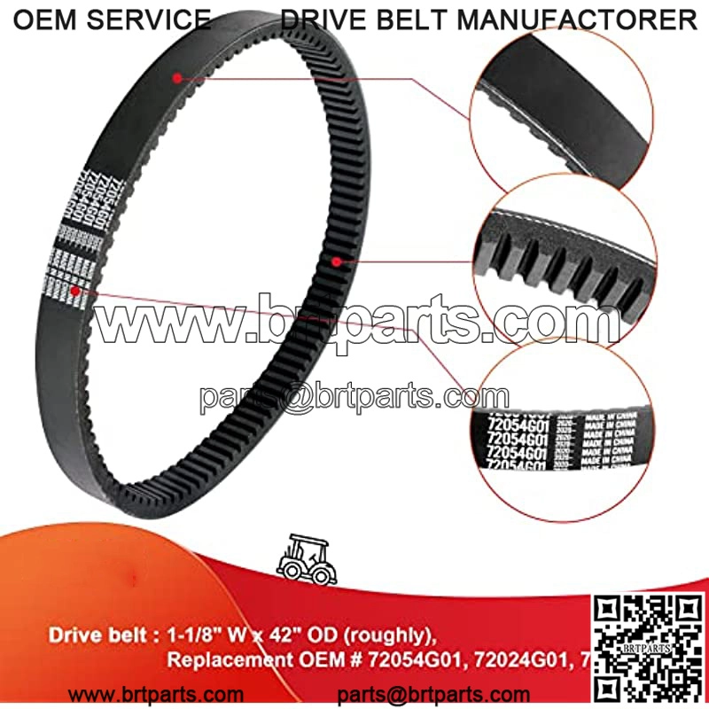EZGO TXT/Medalist Clutch Drive Belt & Starter Generator Belt Kits for 4 Cycle Gas 350cc/295cc 1994-up Golf Cart Models OEM #72054G01,72024G01,72025G01,26414G01,630587 - Image 3
