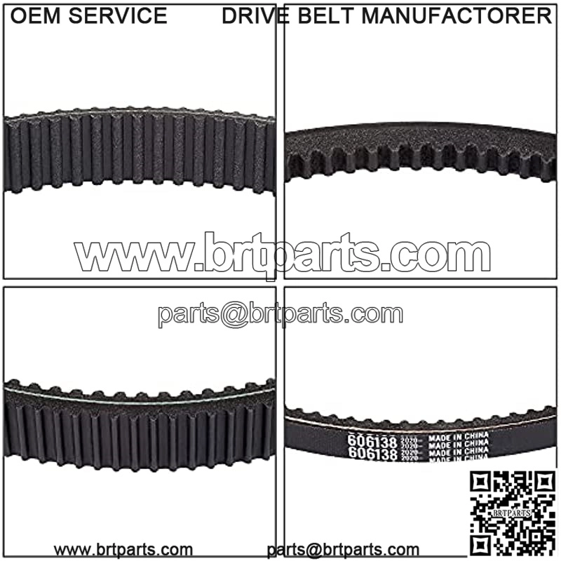 Golf Cart Clutch Drive Belt w/Starter Generator Belt for EZGO TXT RXV 2010 UP with Kawasaki Engine,OEM# 618630, 606138, 16548G1 - Image 4