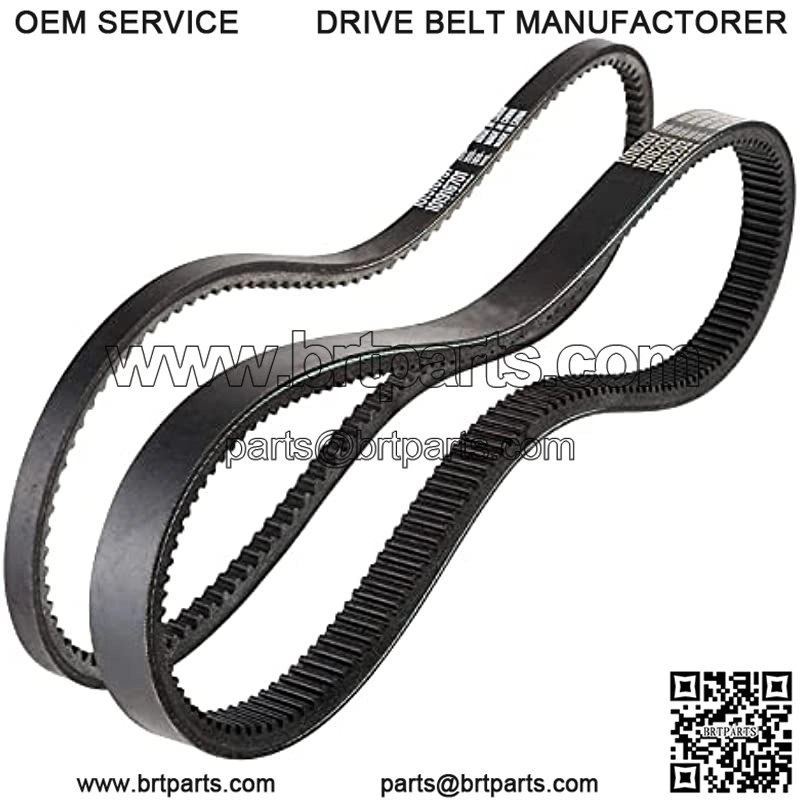 Clutch Drive Belt & Starter Generator Belt Kit for Club Car DS 1997-up, Club Car Precedent 2004-up Gas Golf Cart, Replace OEM 101916701 1016203 - Image 3
