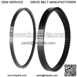 Golf Cart Clutch Drive Belt+Starter Generator Belt for EZGO TXT 4 Cycle 1994+