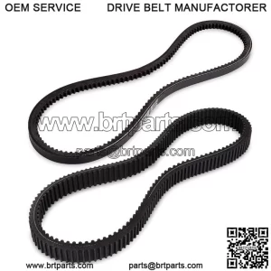 Golf Cart Clutch Drive Belt+Starter Generator Belt for EZGO RXV TXT Workhorse ST