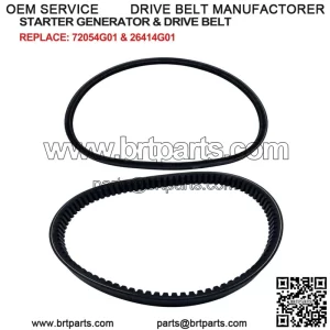 Drive/Starter Generator Belt For E-Z-GO Golf Cart, RXV, Cushman,Express,Medalist