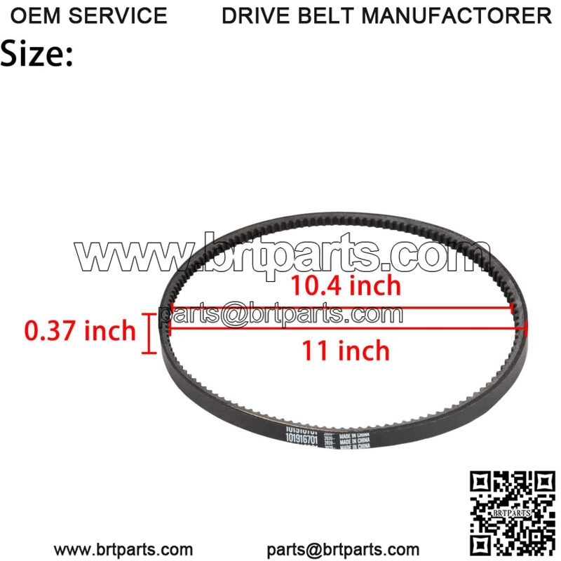 Golf Cart Starter Generator Belt fit Club Car DS 97-up Precedent 04-up 101916701 - Image 2