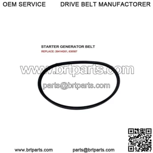 Starter Generator Belt Made W/ KEVLAR 26414G01 Marathon Medalist EZGO Golf Cart