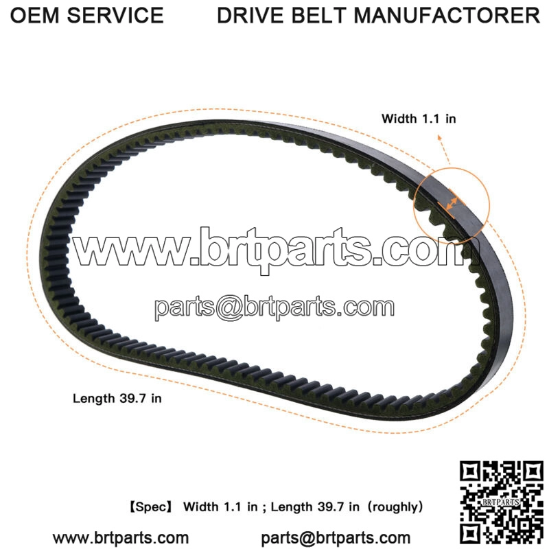 Drive & Starter Belt Set JN6-H1173-00 J55-G6241-00 for Yamaha Golf Cart G16-G22 - Image 3