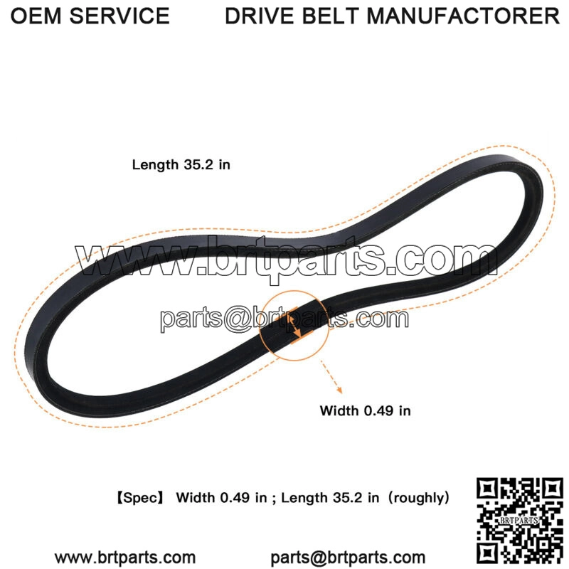 New ListingDrive&Generator Belt 72025-G01 72025G01 72024G01 630587 for EZGO 1994+ Golf Cart - Image 3