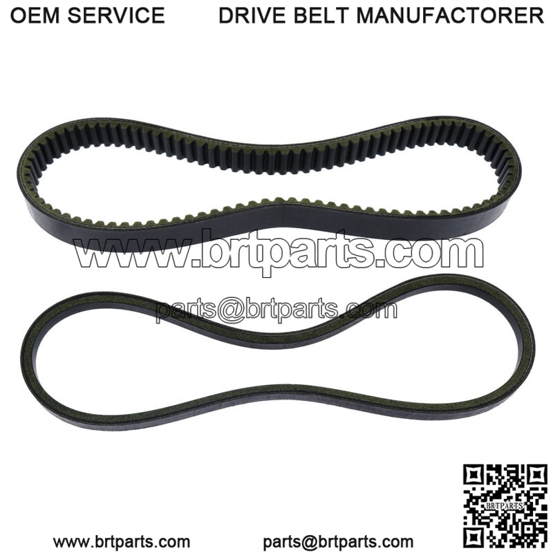 Drive & Starter Belt Set J55-G6241-00 JN6-H1173-00 for Yamaha Golf Cart G16-G22 - Image 2