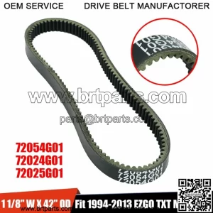 CLUTCH DRIVE BELT FOR EZGO TXT MEDALIST GAS GOLF CART 72054G01 72024G01 72025G01