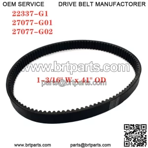 Drive Belt for EZGO E-Z-GO Golf Cart 2 cycle Gas 1989-1994 4 cycle Gas 1991-1996