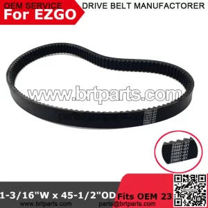 Clutch Drive Belt Golf Cart for E-Z-GO EZGO 2 Cycle Gas Golf Cart 1988  23557-G1