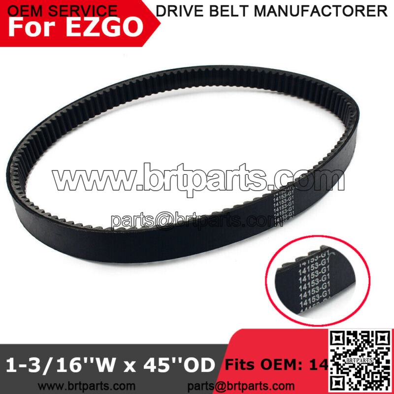 Clutch Drive Belt for EZGO Golf Cart Marathon 2PG Gas 2 cycle 1976-1987 14153-G1