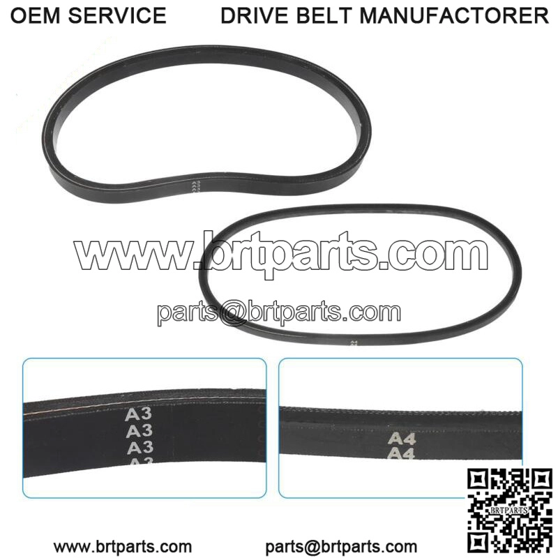 Rubber Starter Generator Drive Belt Kit for Club Car Golf Cart 101916701 1016203