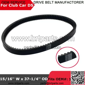 Clutch Drive Belt for Club Car Golf Cart Gas DS 1984 1985 1986 1987 1012289 NEW
