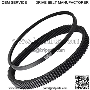 Clutch Drive & Starter Generator Belt Kit for 2008-up EZGO RXV/TXT Golf Cart Models with Kawasaki Engine, Replaces OEM # 606136, 606138, 618630, 16548G1