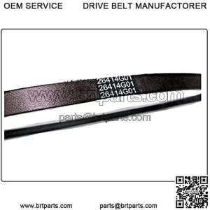 (New EZGO Golf CART Starter Generator Belt 1991-CURRENT 4 Cycle EZGO 26414G01 630587 (Other Models in Description + Free Useful Ebook)