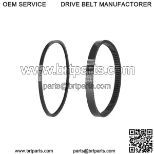 Golf Cart Drive Belt & Starter Generator Belt fit Yamaha G2, G5, G8, G9, G11, G14, G16, G20, G22 , G29 Drive Gas 4 Cycle Models , OEM# J55-G6241-00, J55-H1173-00, J38-81173-00, JN6-H1173-00