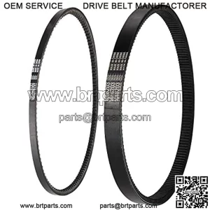 Club Car DS Precedent Drive Belt and Starter Generator Belt Kit Fit Club Car DS 1997-UP, Precedent 2004-UP, Replace 101916701, 1016203