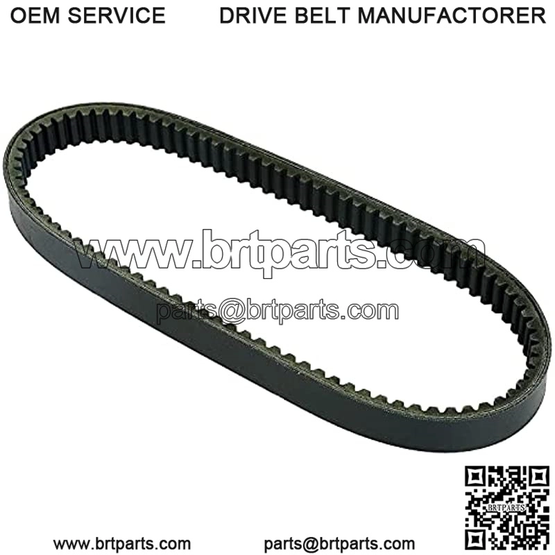 Clutch Drive Belt, Compatible with Yamaha G1 2 Cycle 1976-1989 Gas Golf Cart, Replaces OEM# J10-46241-00 J10-46241-01 J10-46241-02 J17-46241-00, Black - Image 3