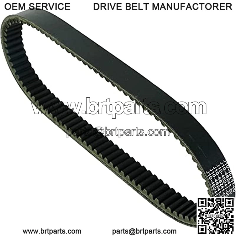 Clutch Drive Belt, Compatible with Yamaha G1 2 Cycle 1976-1989 Gas Golf Cart, Replaces OEM# J10-46241-00 J10-46241-01 J10-46241-02 J17-46241-00, Black - Image 4